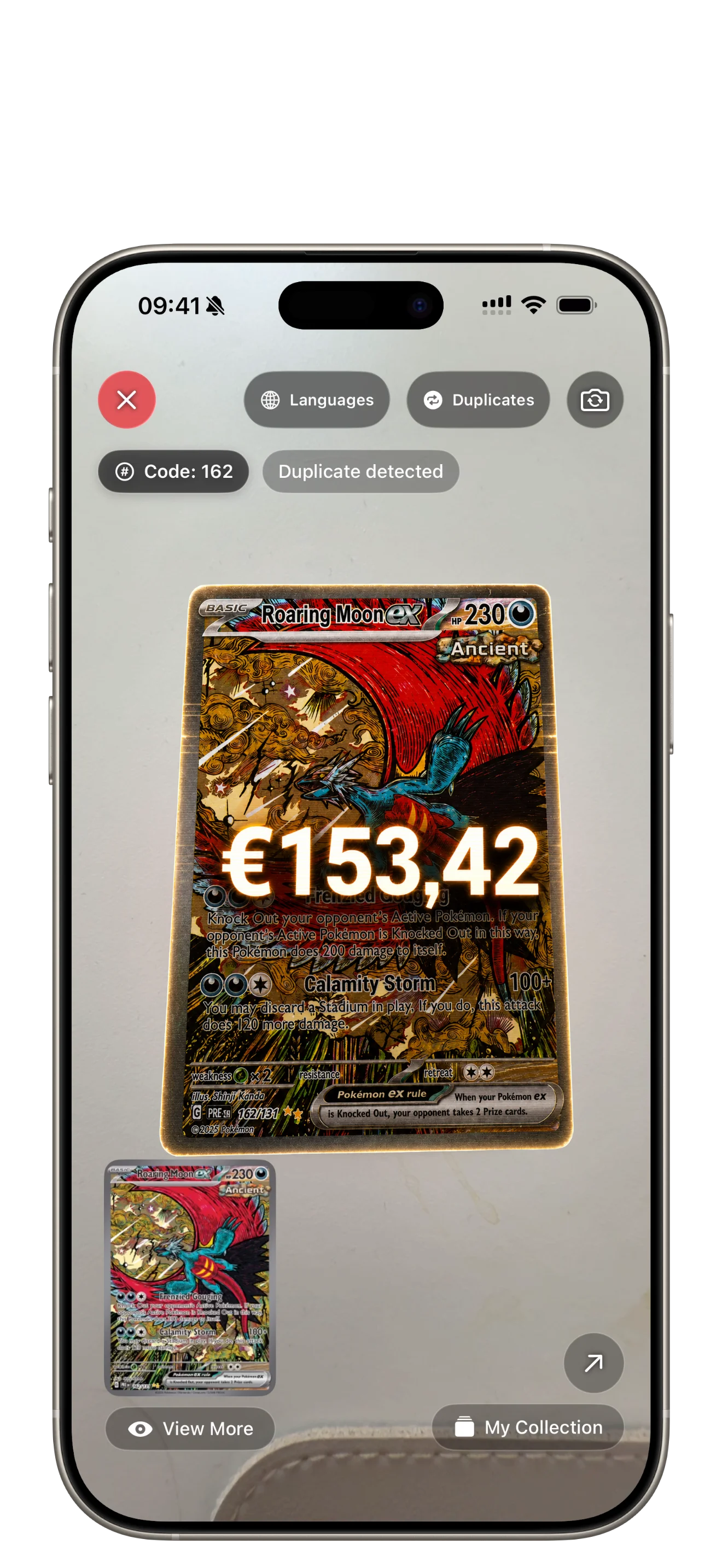Scan any card. See real prices.