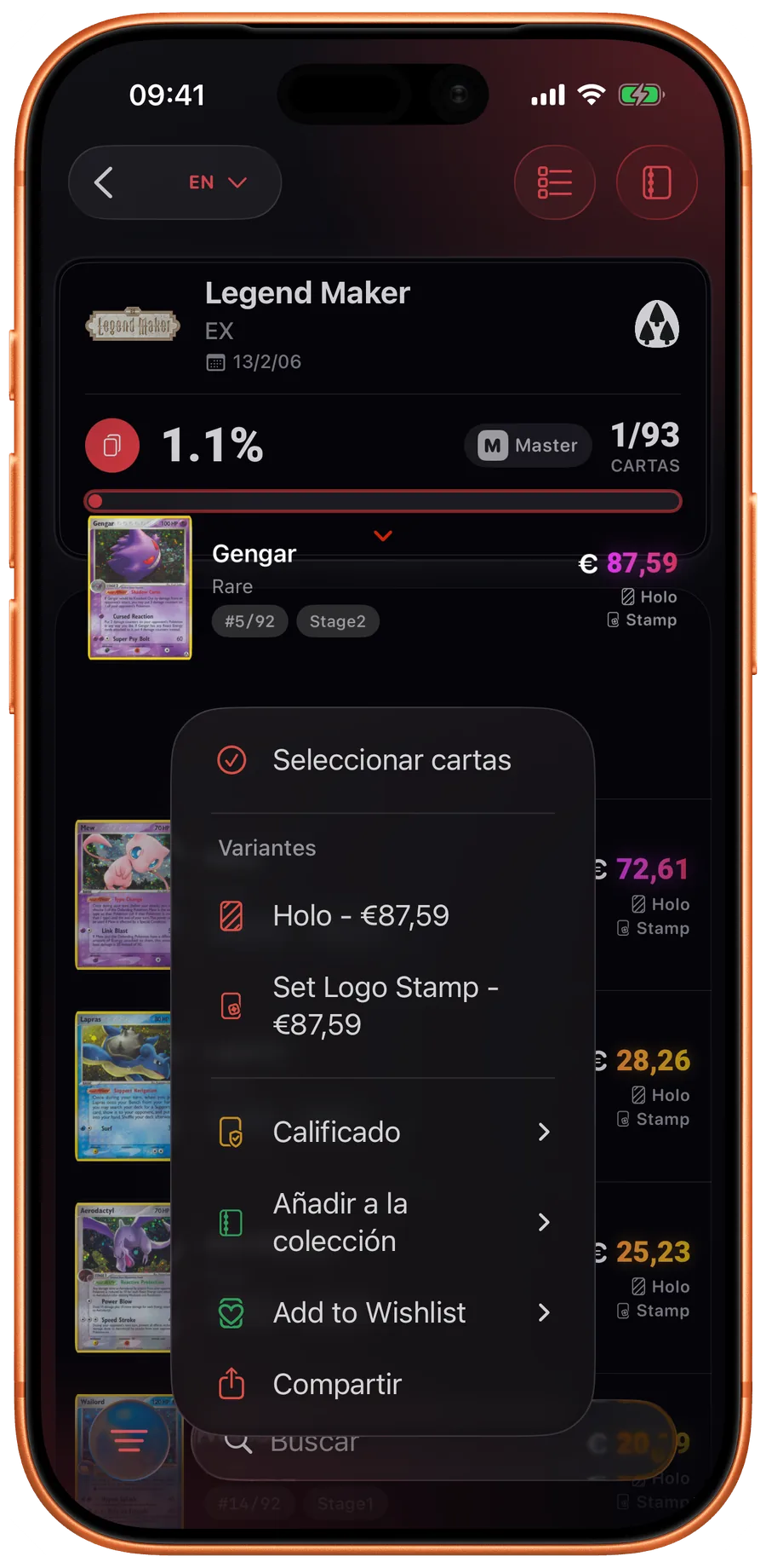 Card actions in Eyevo