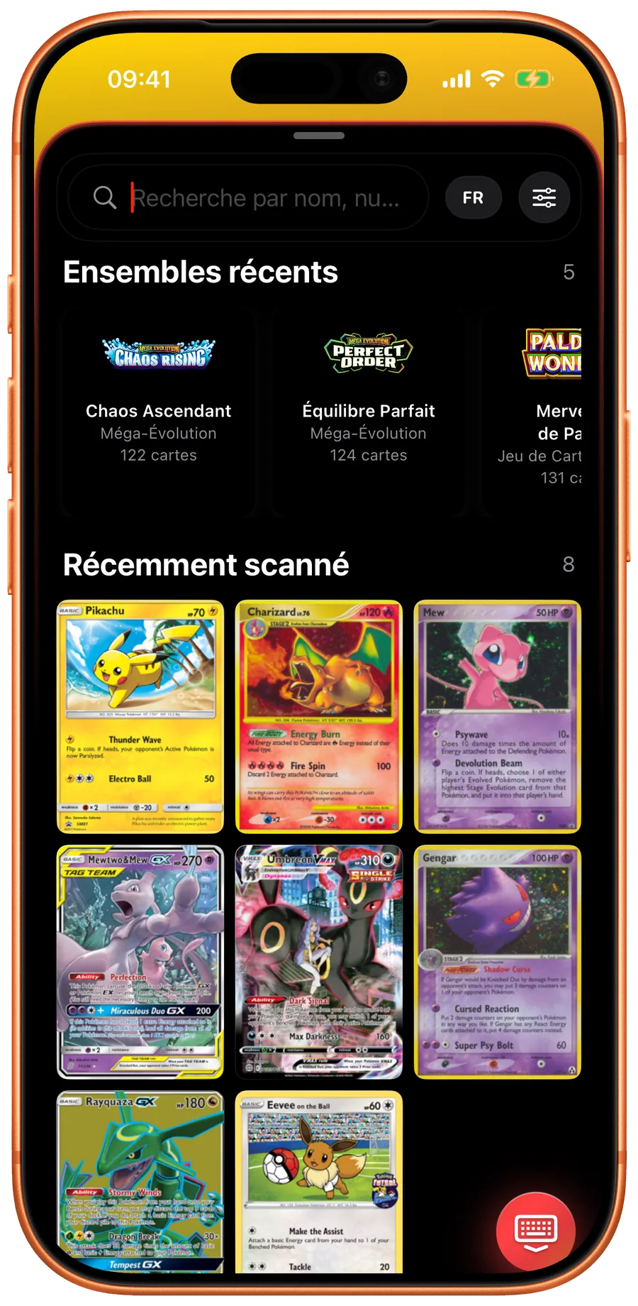 Search field in Eyevo
