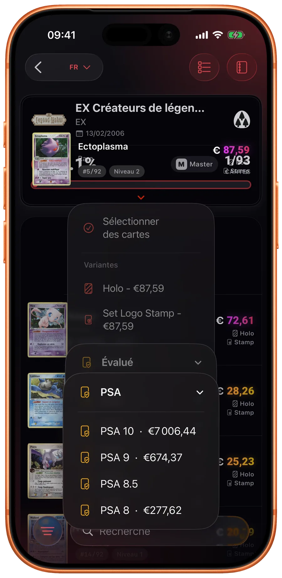 Grade picker in Eyevo