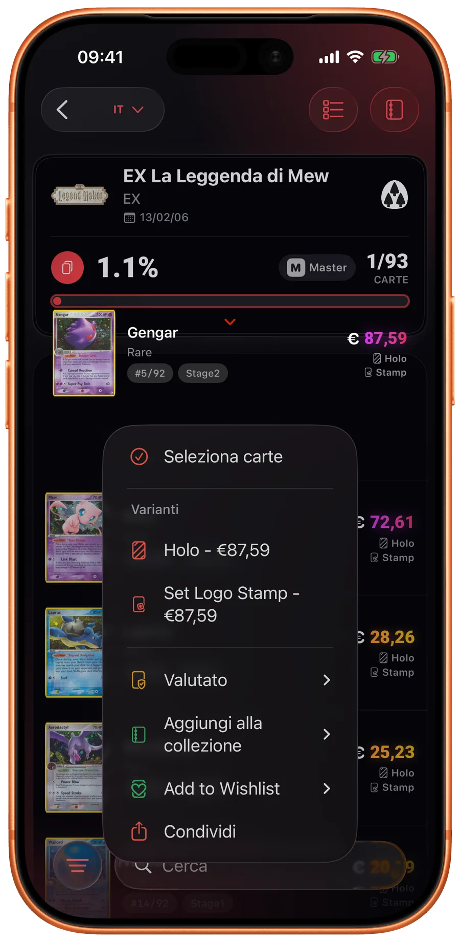 Card actions in Eyevo