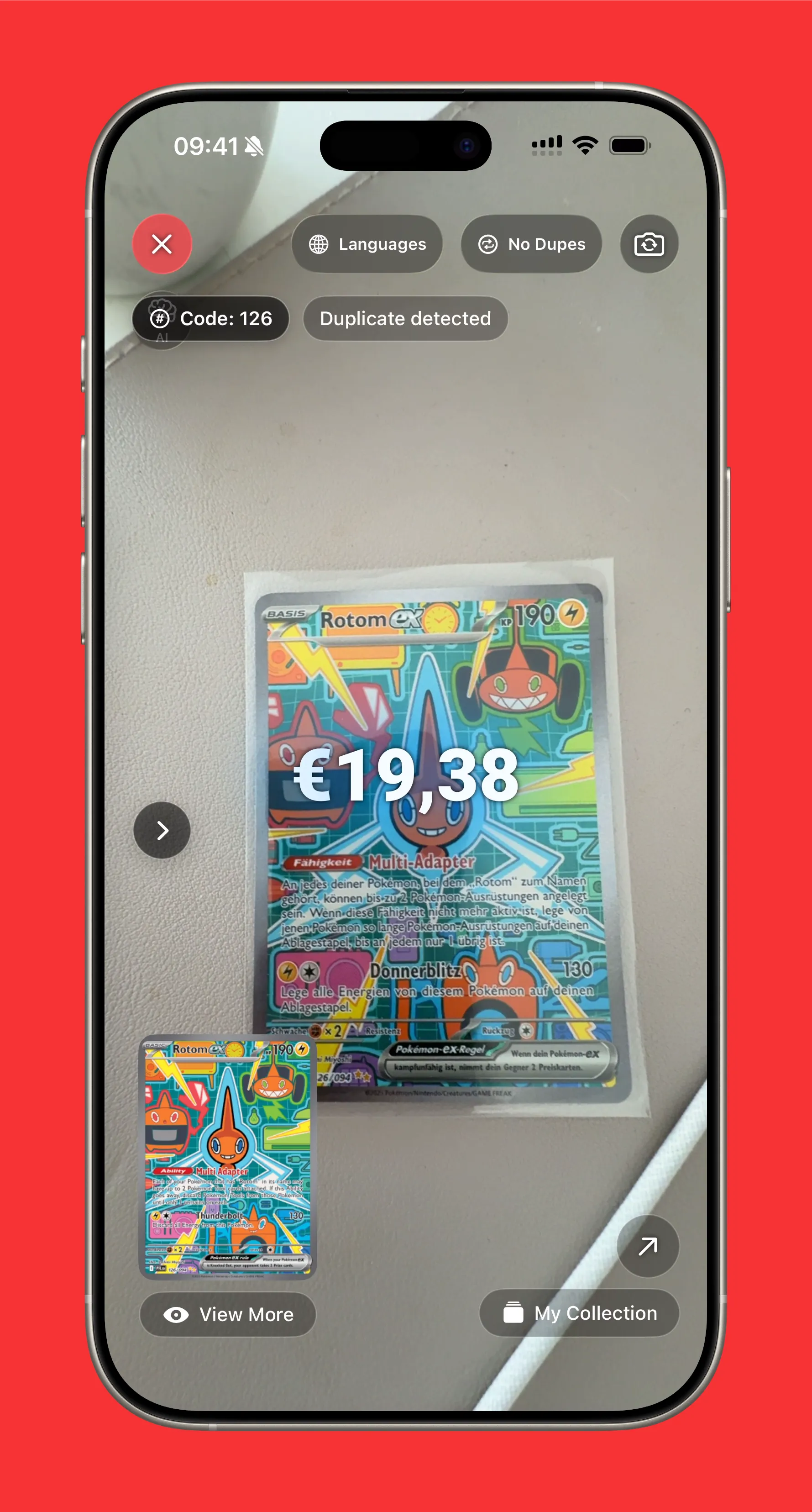 Scanner OCR lisant le texte