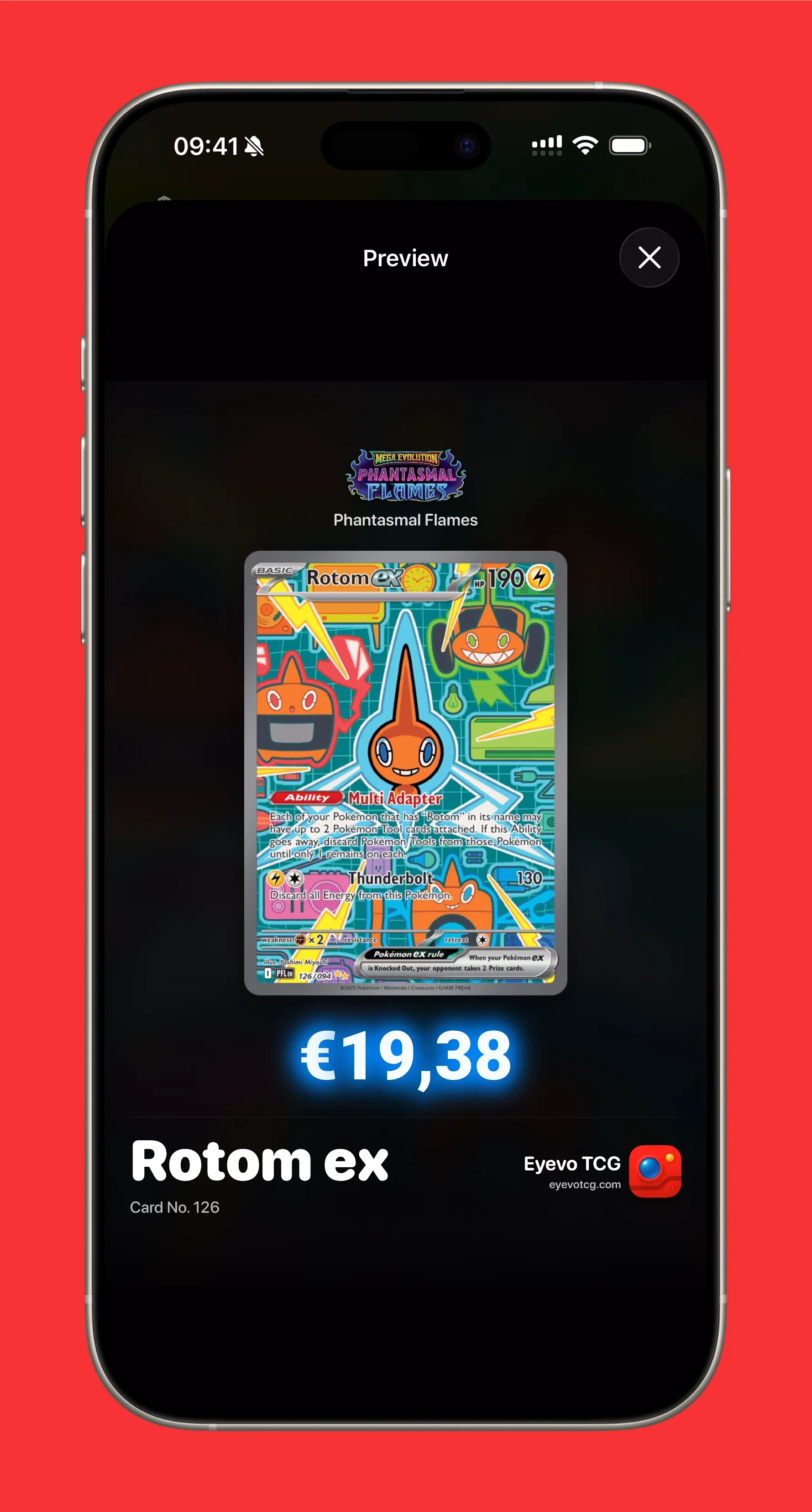 Aperçu de partage de carte